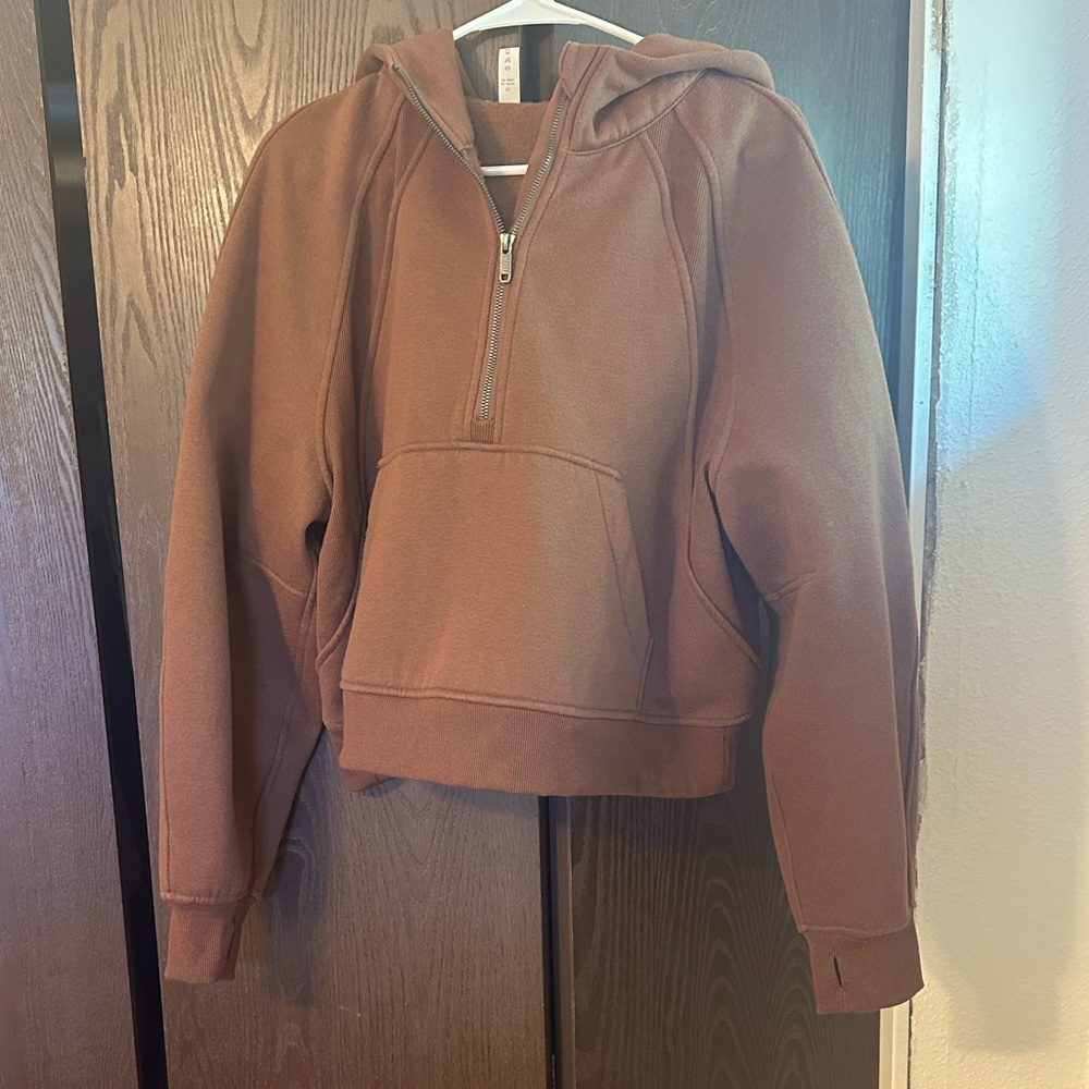 lululemon athletica Brown Hoodie Jacket